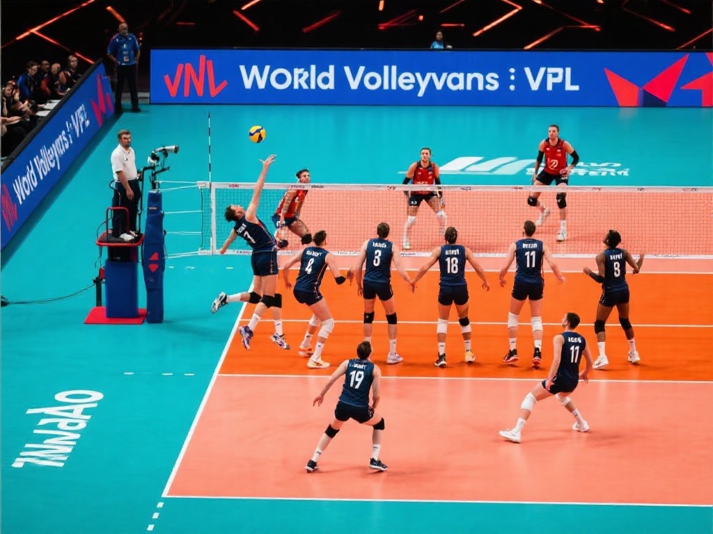 在全球体育舞台上，排球作为一项充满激情与团队协作的